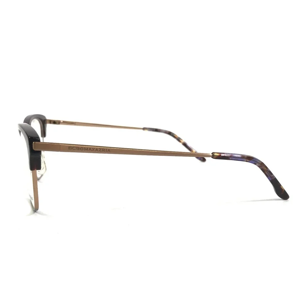 BCBGMAXAZRIA Eyeglasses Frames AISLING PURPLE Gold Cat Eye Full Rim 54-16-135